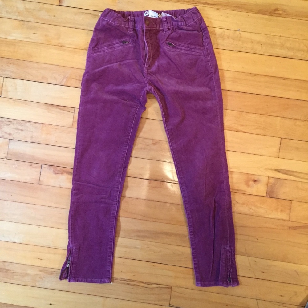 Peek purple corduroy